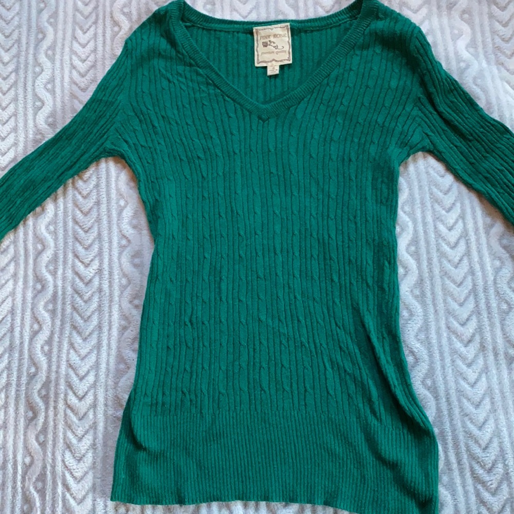 Green sweater